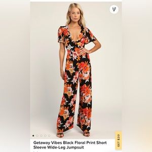 Wide Leg Jumpsuit - Lulus